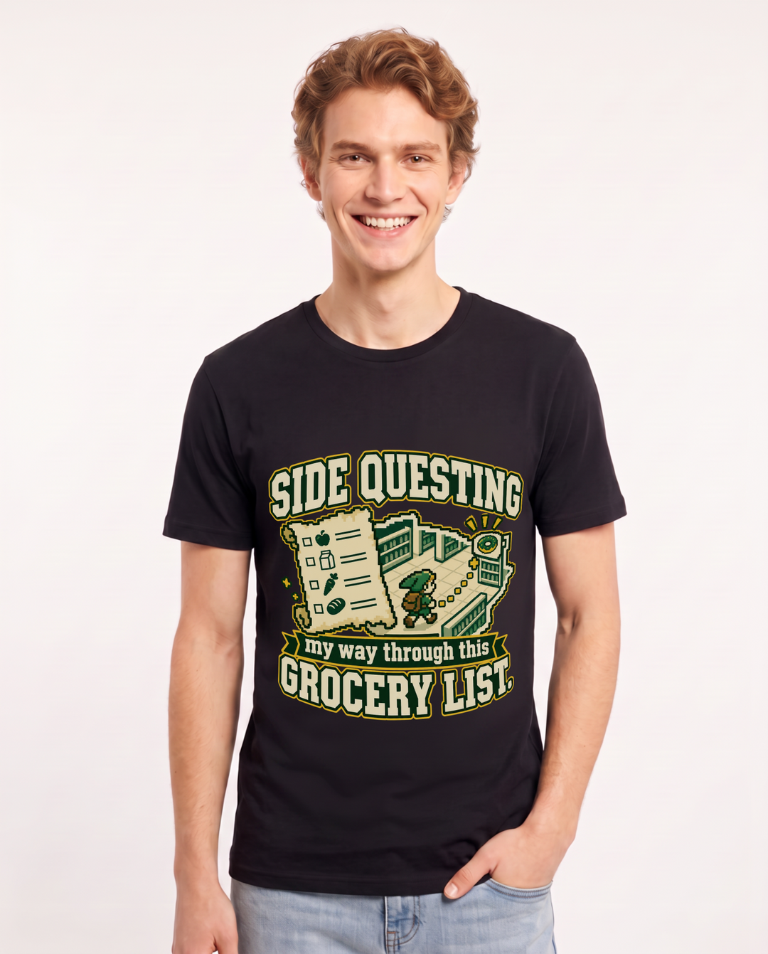 Gaming Black T-Shirt for Men – Game Night Graphic Tee product image 3