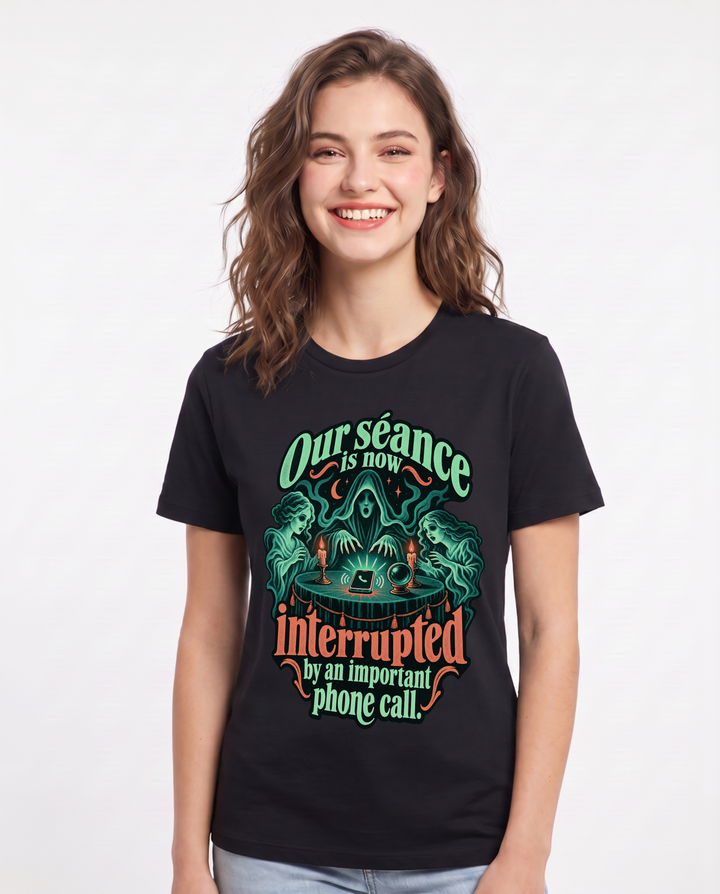 Halloween Black T-Shirt for Women – Halloween Theme Graphic Tee product image 3