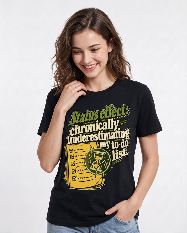 Gaming Black T-Shirt for Women – Game Night Graphic Tee product image 1