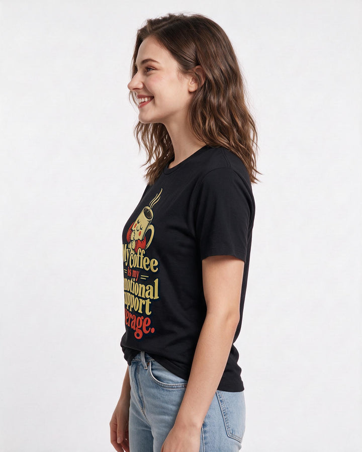 Grandparent Black T-Shirt for Women – Everyday Expression Graphic Tee product image 2