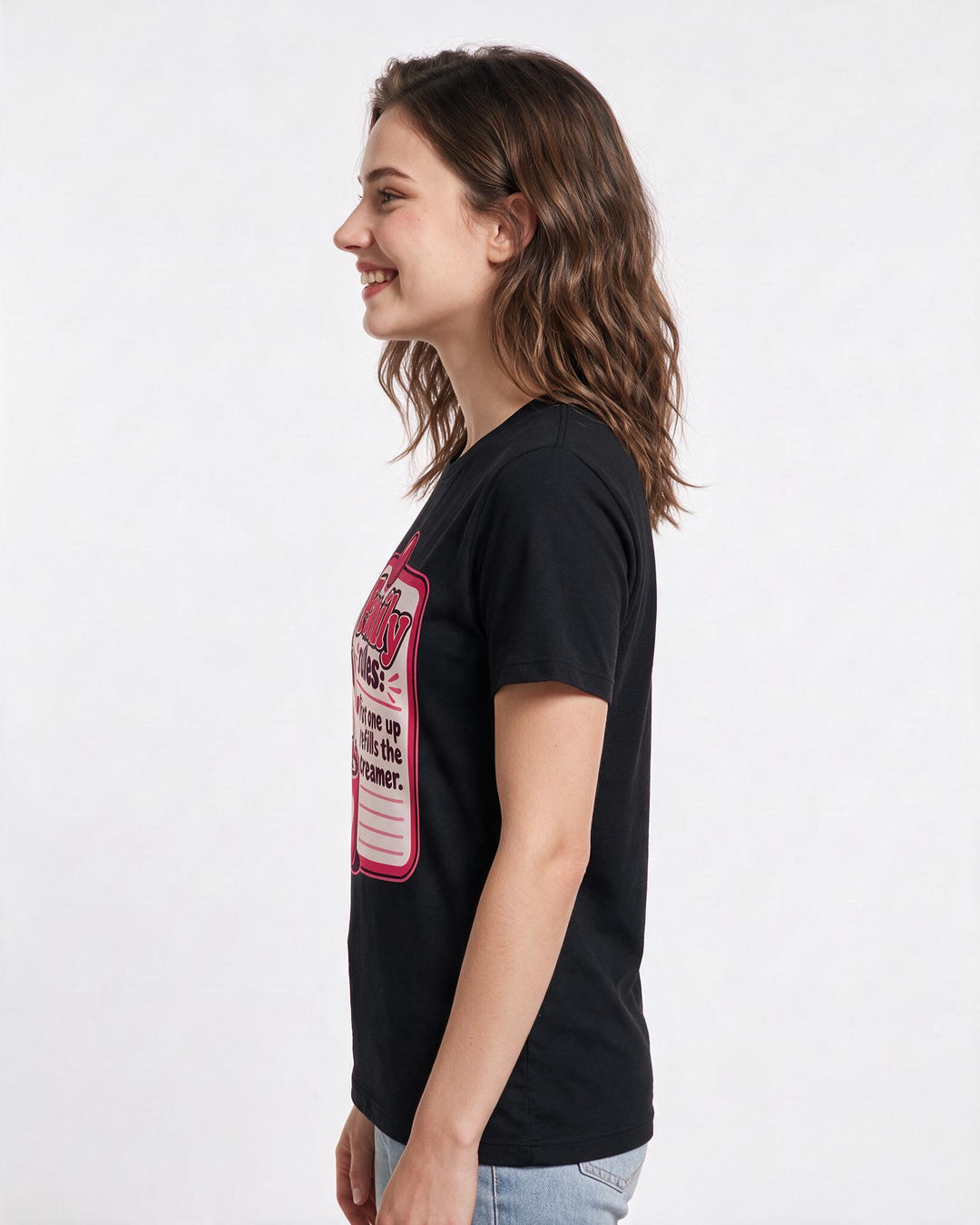 Grandparent Black T-Shirt for Women – Everyday Expression Graphic Tee product image 2