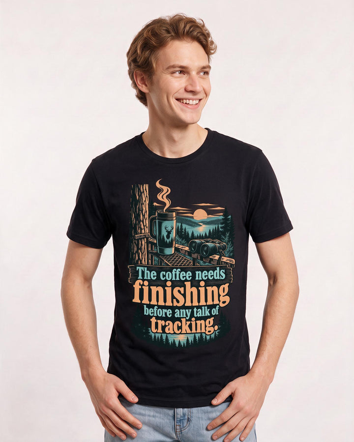 Hunting Black T-Shirt for Men – Everyday Expression Graphic Tee product image 1