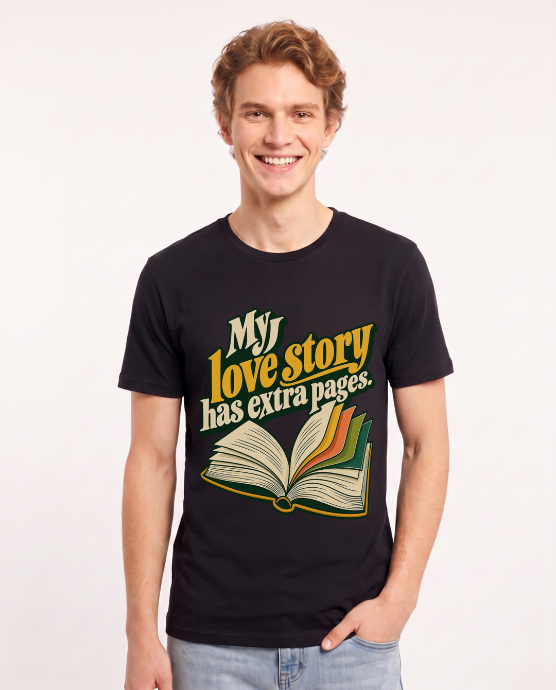 Pride Black T-Shirt for Men – Everyday Expression Graphic Tee product image 3
