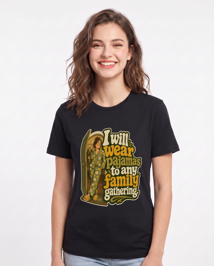 Mom Black T-Shirt for Women – Everyday Expression Graphic Tee product image 3