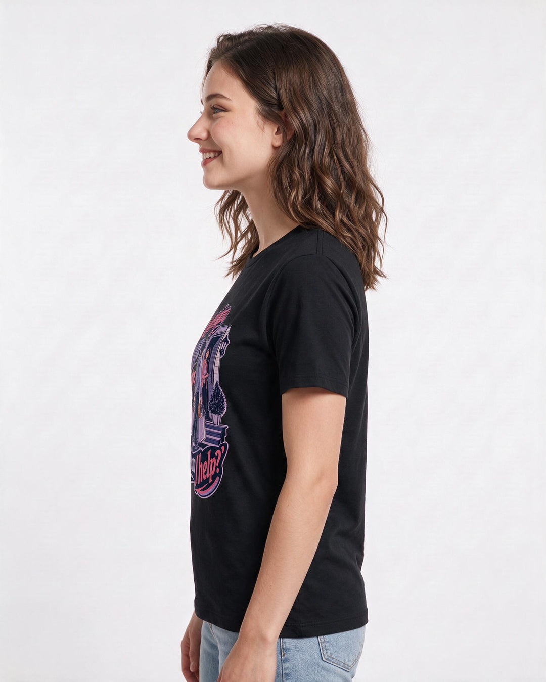Patriotic Black T-Shirt for Women – Everyday Expression Graphic Tee product image 2