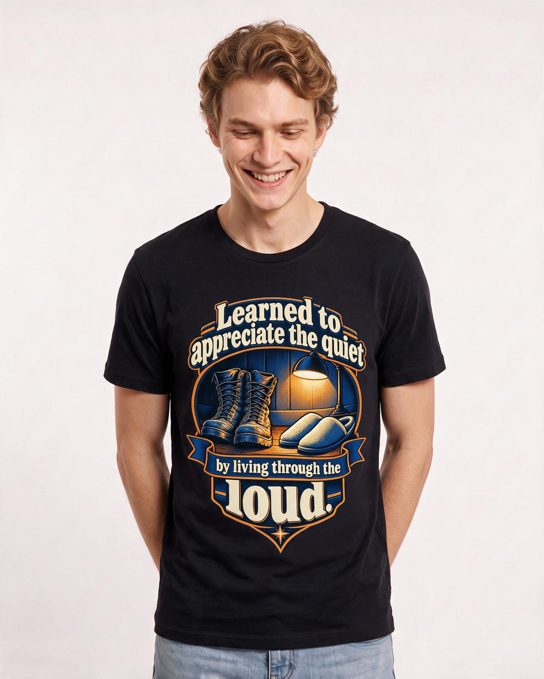 Veteran Black T-Shirt for Men – Everyday Expression Graphic Tee product image 1
