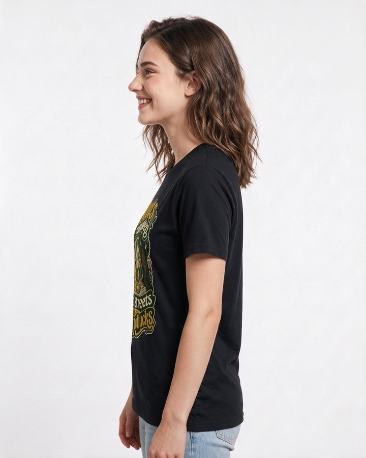 Patriotic Black T-Shirt for Women – Everyday Expression Graphic Tee product image 2