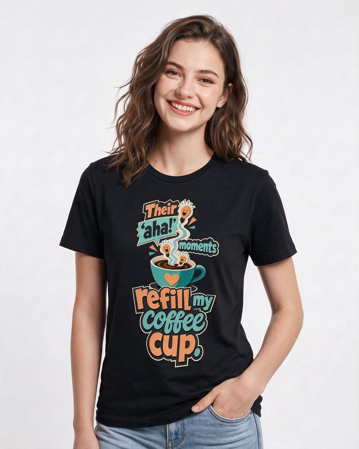 Teacher Women's Black T-Shirt – Their product image 3