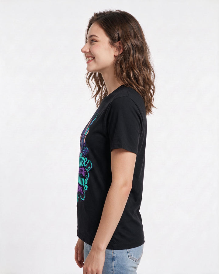 Grandparent Black T-Shirt for Women – Everyday Expression Graphic Tee product image 2