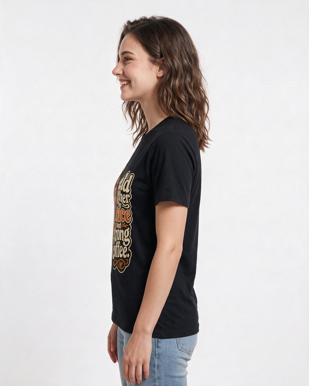 Christian Faith Black T-Shirt for Women – Everyday Expression Graphic Tee product image 2