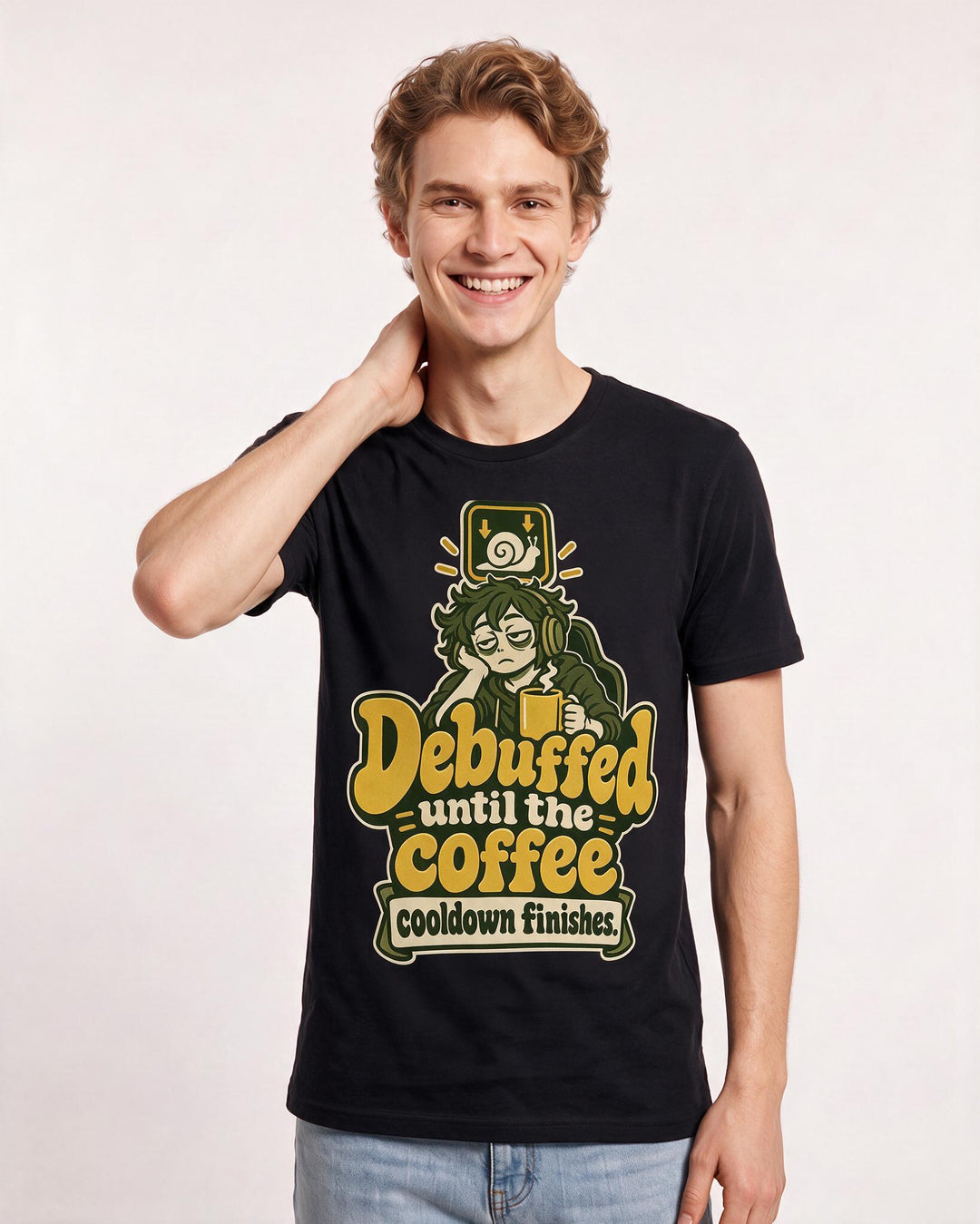 Gaming Black T-Shirt for Men – Game Night Graphic Tee product image 1