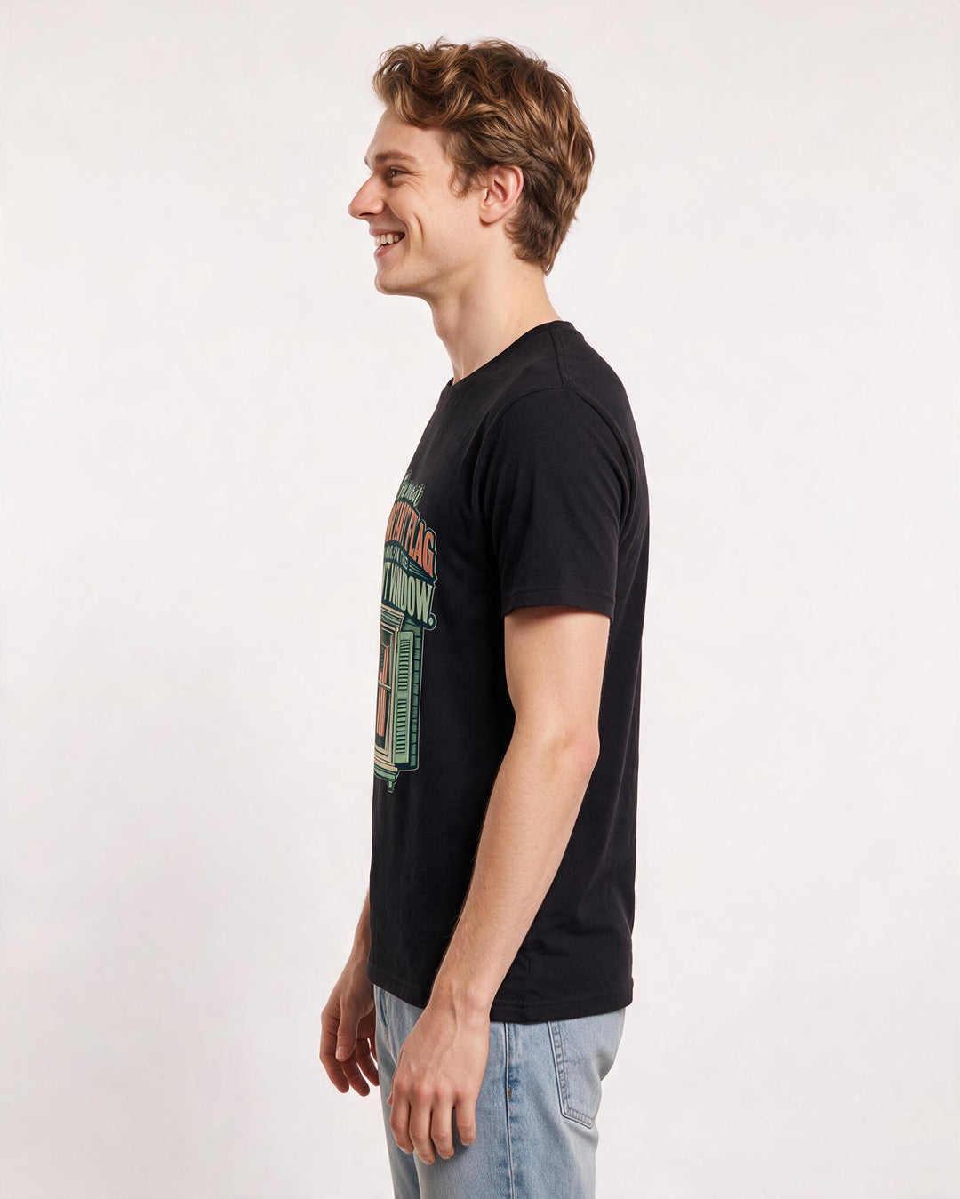Patriotic Black T-Shirt for Men – Everyday Expression Graphic Tee product image 2