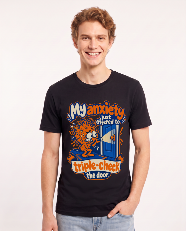 Meme Black T-Shirt for Men – Everyday Expression Graphic Tee product image 3