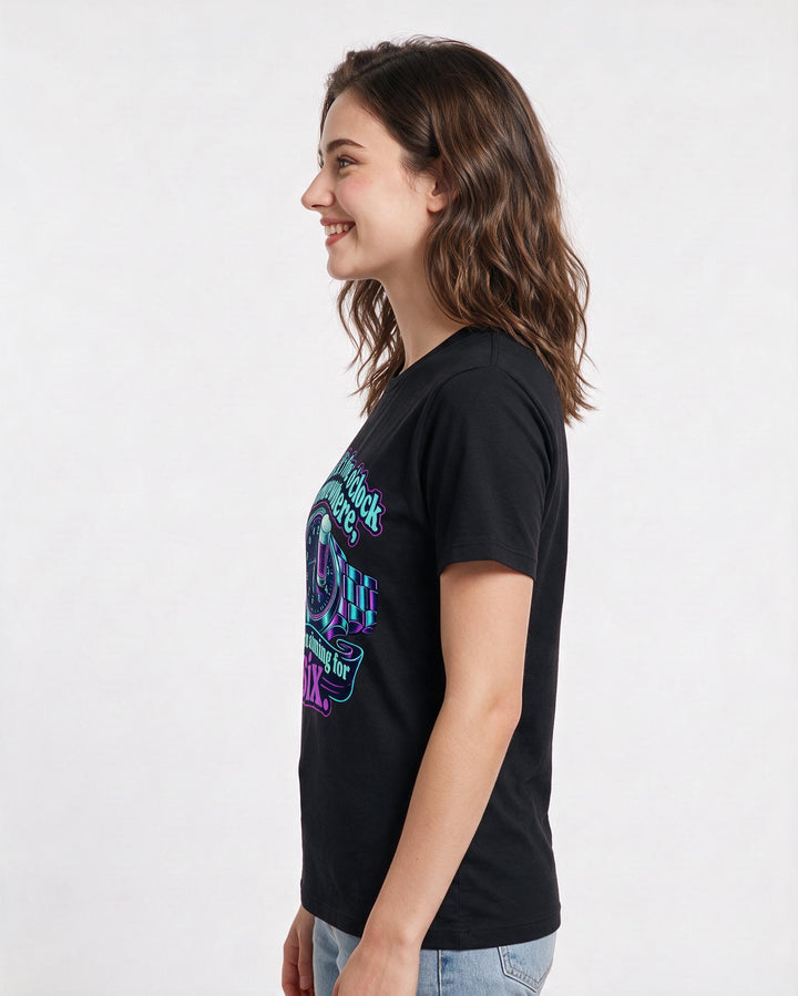 Beer Black T-Shirt for Women – Everyday Expression Graphic Tee product image 2