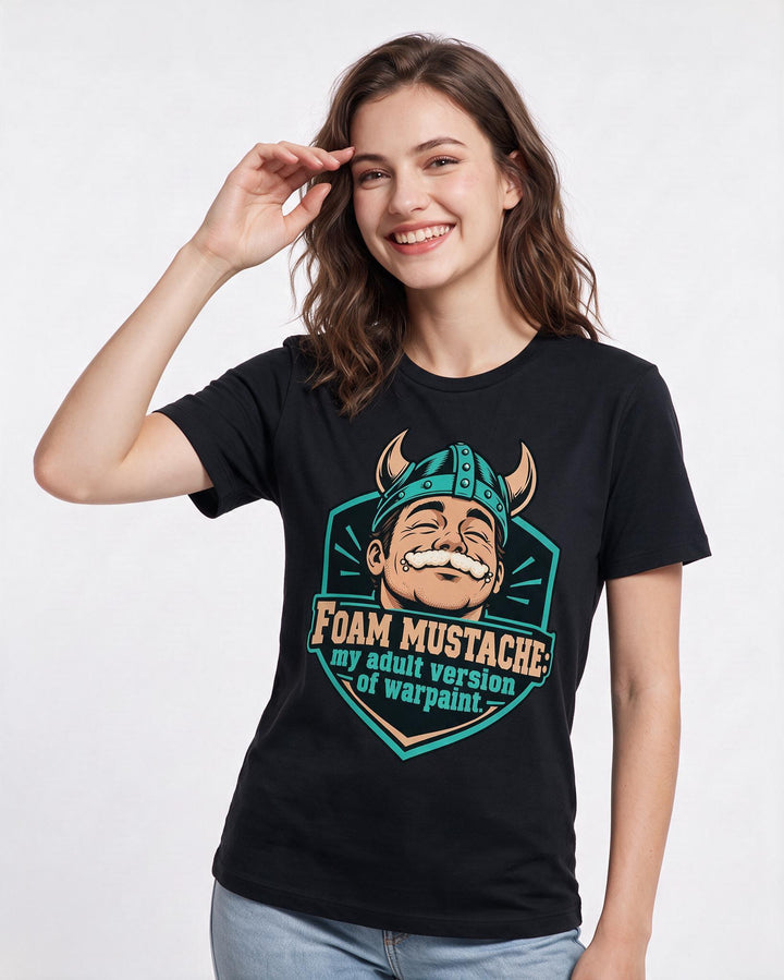 Beer Black T-Shirt for Women – Everyday Expression Graphic Tee product image 1