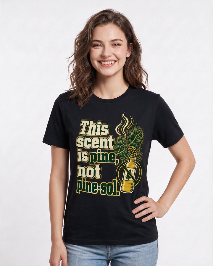 Hunting Black T-Shirt for Women – Everyday Expression Graphic Tee product image 1