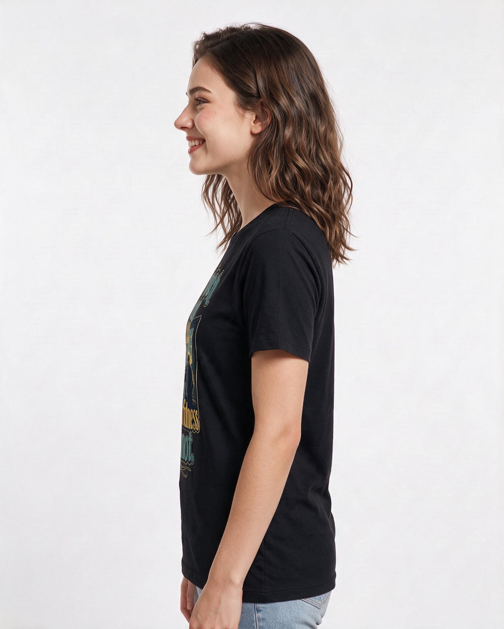 Veteran Women's Black T-Shirt – My watch ended years ago. My product image 2