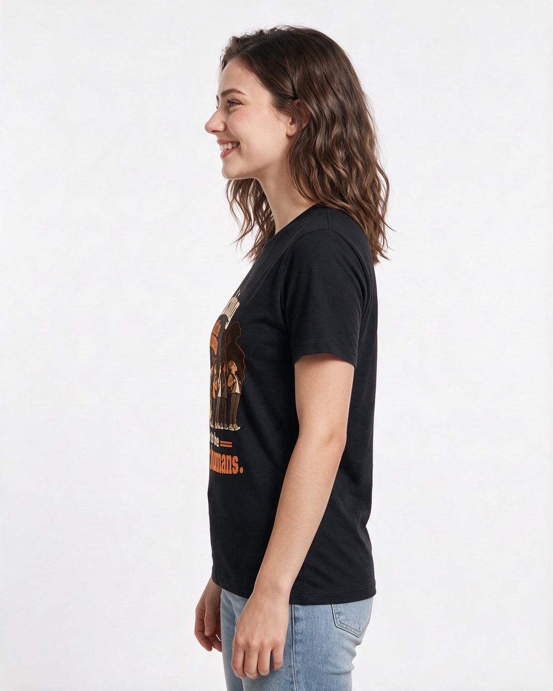 Teacher Black T-Shirt for Women – Everyday Expression Graphic Tee product image 2