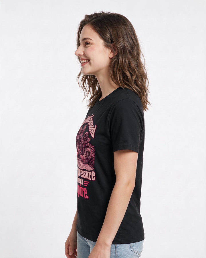 Veteran Black T-Shirt for Women – Everyday Expression Graphic Tee product image 2