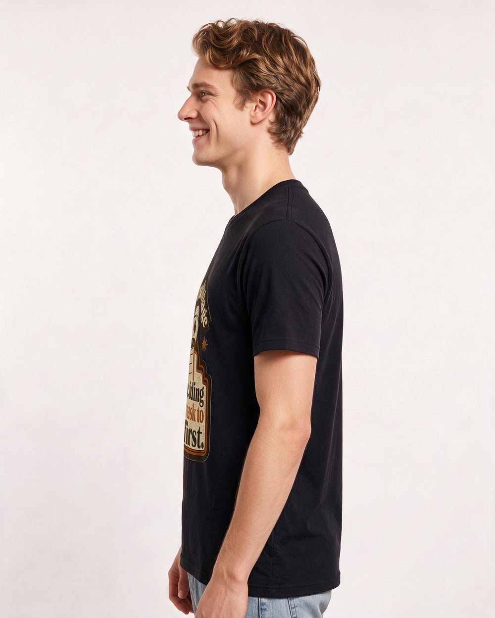 Nurse Gift Men's Black T-Shirt - The real triage is deciding which product image 2