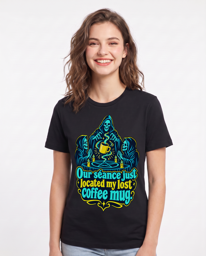 Halloween Black T-Shirt for Women – Halloween Theme Graphic Tee product image 3