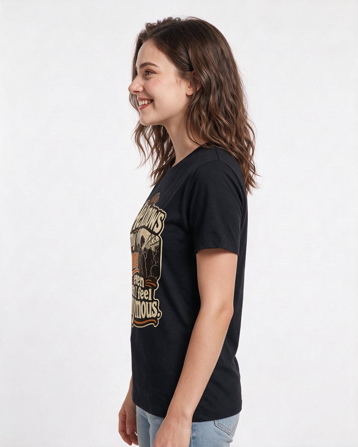 Christian Faith Women's Black T-Shirt – He knows my name even when I feel anonymous. product image 2