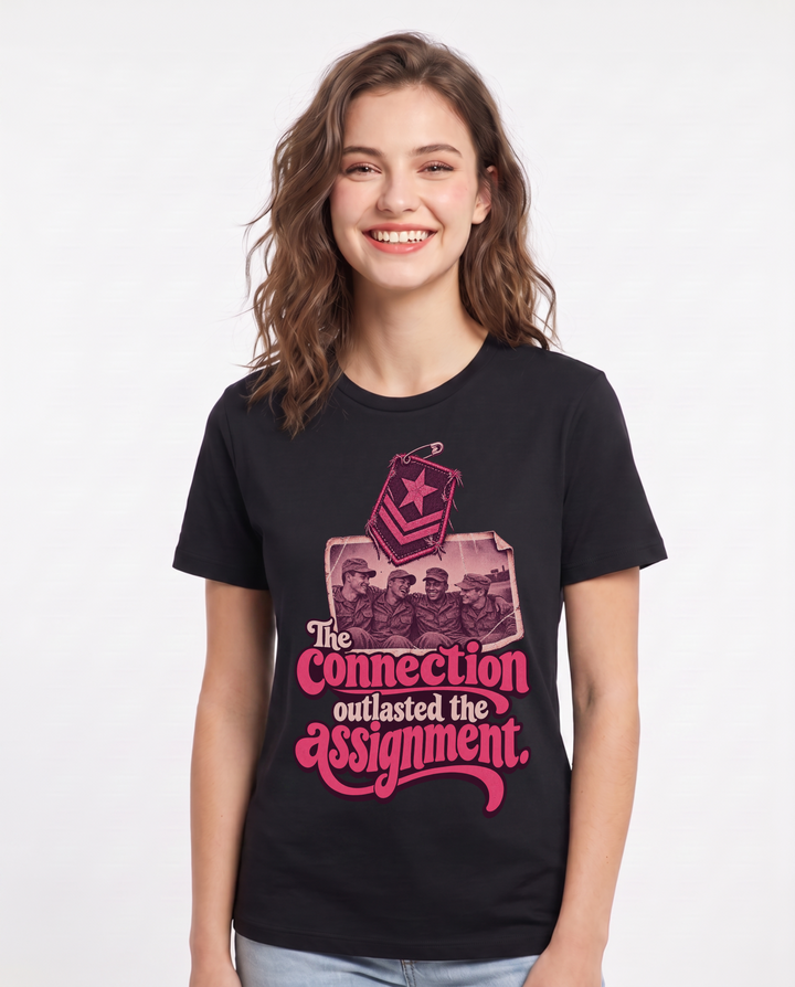 Veteran Black T-Shirt for Women – Everyday Expression Graphic Tee product image 3