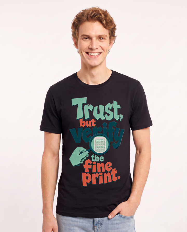 Political Statement Black T-Shirt for Men – Everyday Expression Graphic Tee product image 3