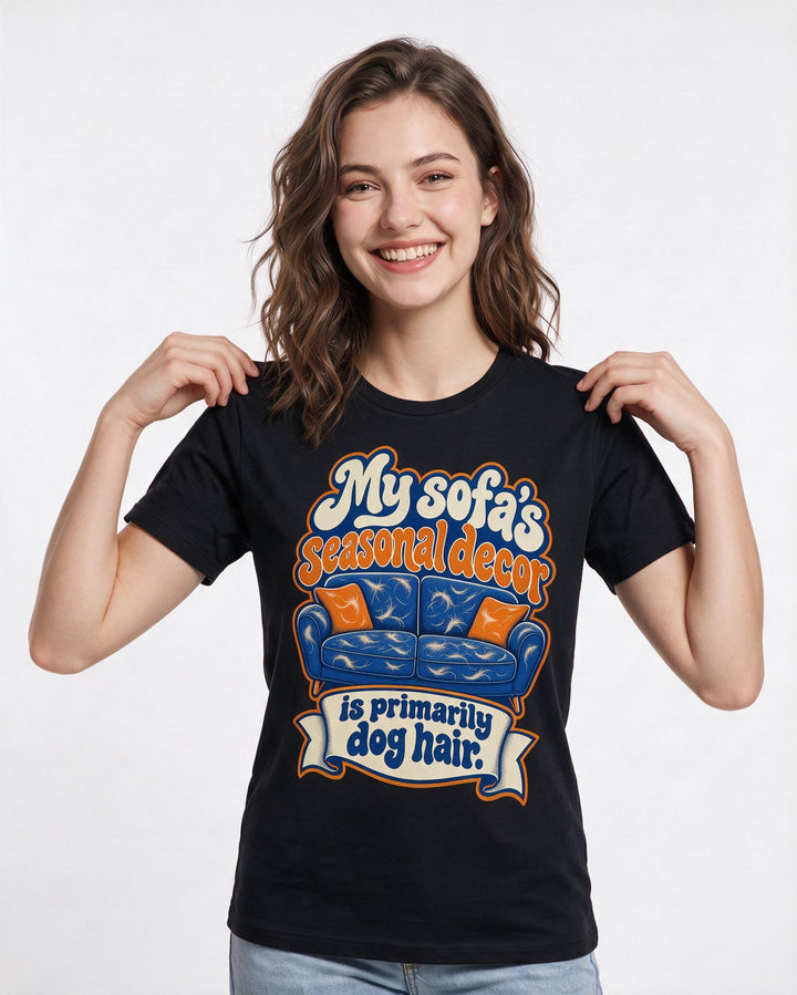 Cat Lover Black T-Shirt for Women – Everyday Expression Graphic Tee product image 1