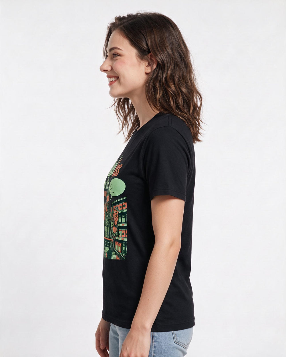 Veteran Black T-Shirt for Women – Everyday Expression Graphic Tee product image 2