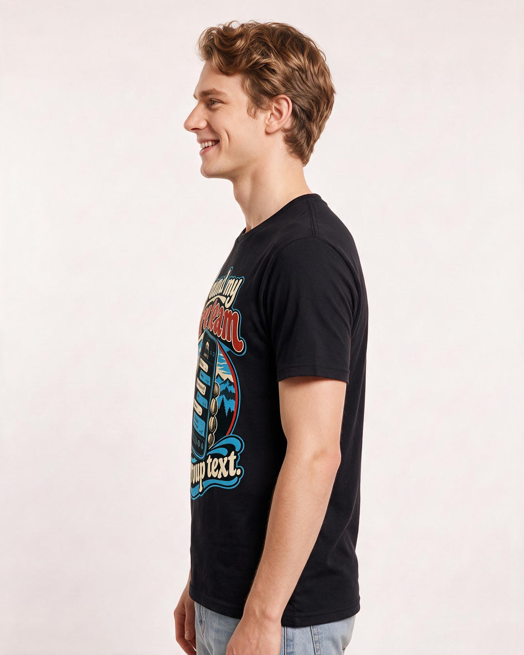 Veteran Black T-Shirt for Men – Everyday Expression Graphic Tee product image 2