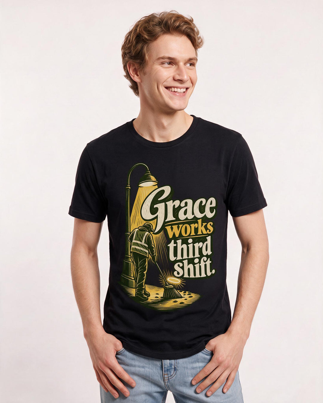 Christian Faith Black T-Shirt for Men – Everyday Expression Graphic Tee product image 1