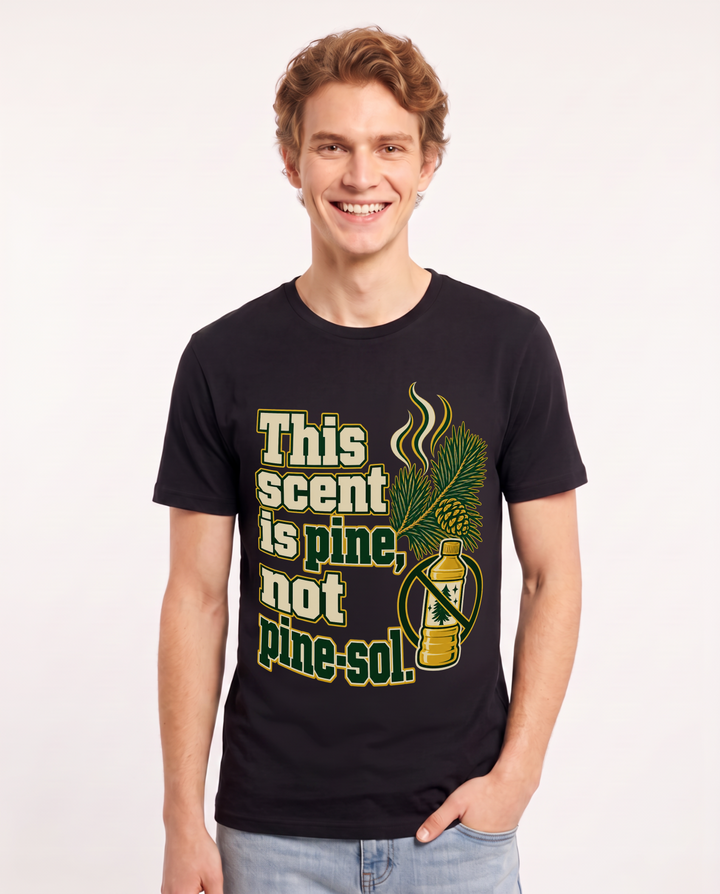 Hunting Black T-Shirt for Men – Everyday Expression Graphic Tee product image 3