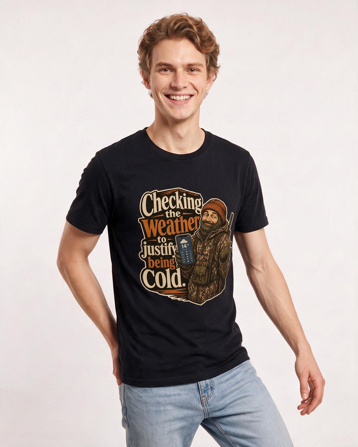 Hunting Black T-Shirt for Men – Everyday Expression Graphic Tee product image 1