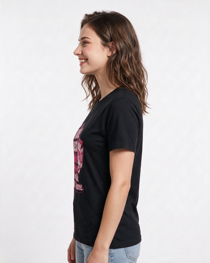 Gaming Black T-Shirt for Women – Game Night Graphic Tee product image 2