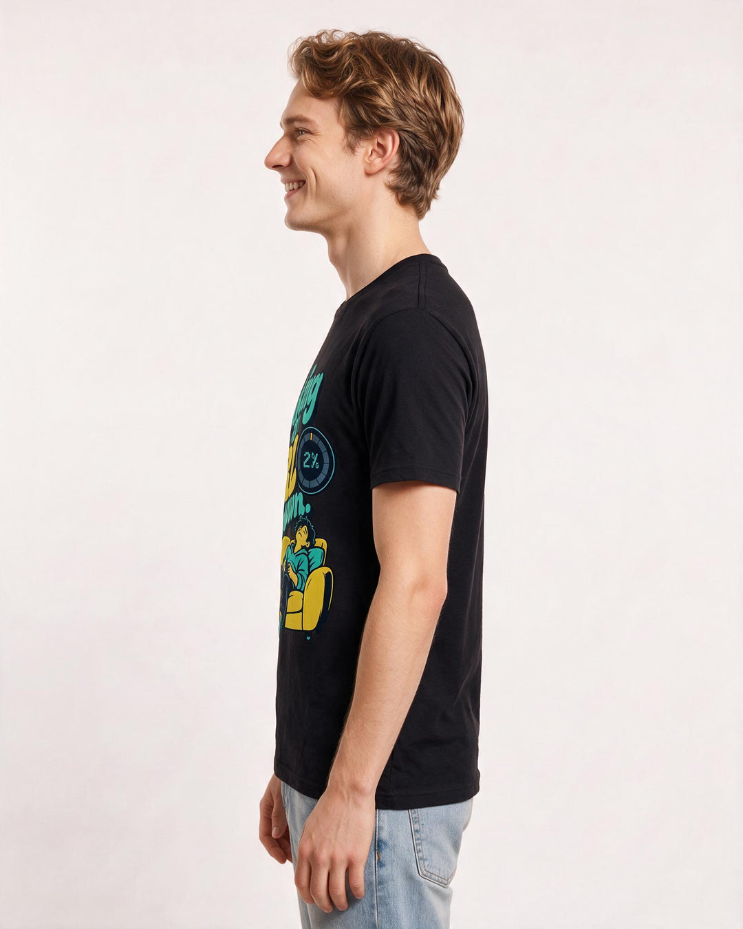Gaming Black T-Shirt for Men – Game Night Graphic Tee product image 2