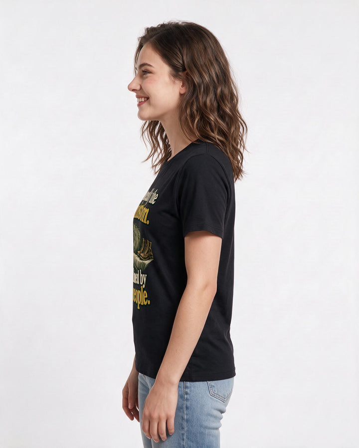 Veteran Black T-Shirt for Women – Everyday Expression Graphic Tee product image 2
