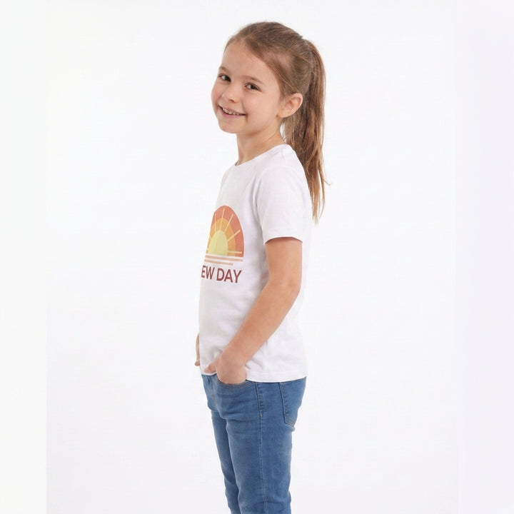 Fresh Start Vibes White T-Shirt mockup 1