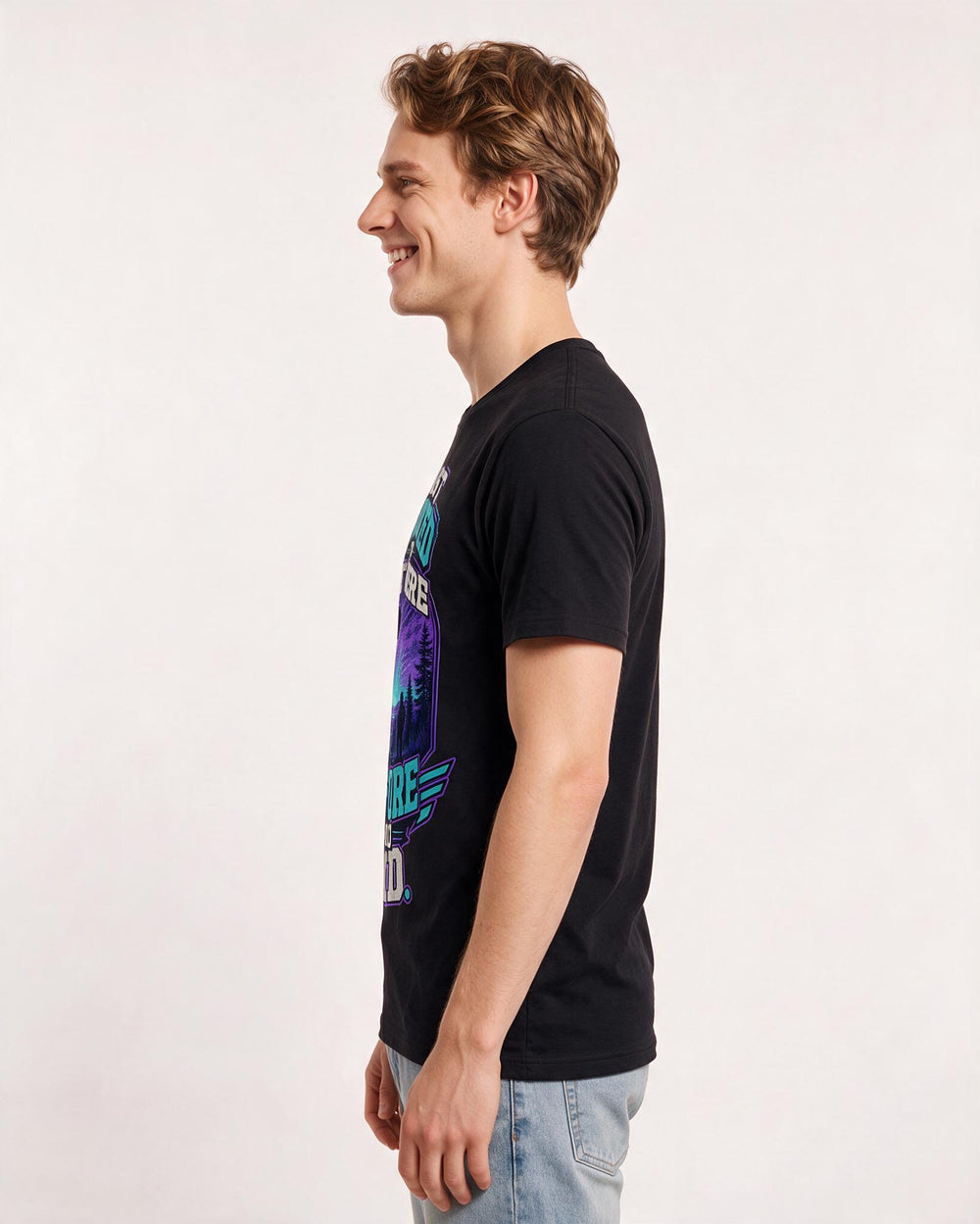 Hunting Black T-Shirt for Men – Everyday Expression Graphic Tee product image 2