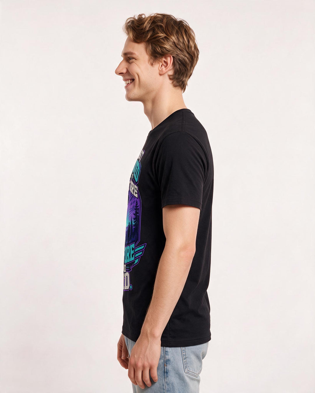 Hunting Black T-Shirt for Men – Everyday Expression Graphic Tee product image 2