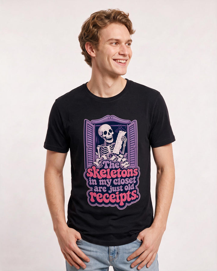 Halloween Black T-Shirt for Men – Halloween Theme Graphic Tee product image 3