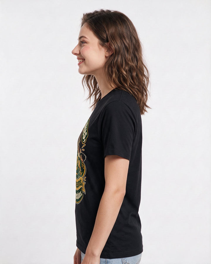 Teacher Black T-Shirt for Women – Everyday Expression Graphic Tee product image 2