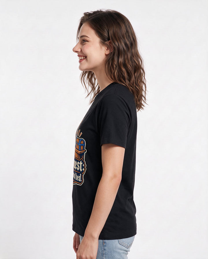 Gaming Black T-Shirt for Women – Game Night Graphic Tee product image 2