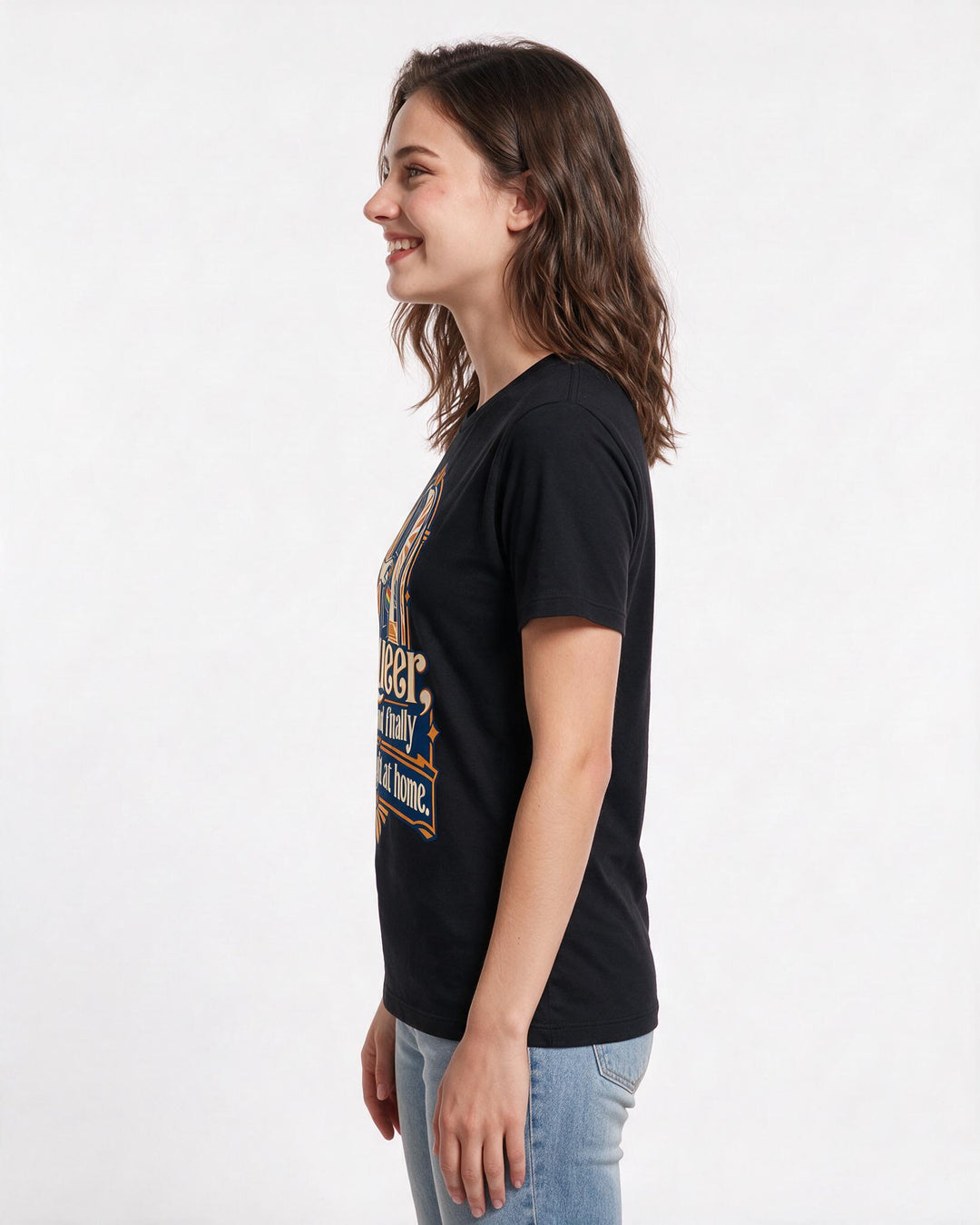 Pride Black T-Shirt for Women – Everyday Expression Graphic Tee product image 2