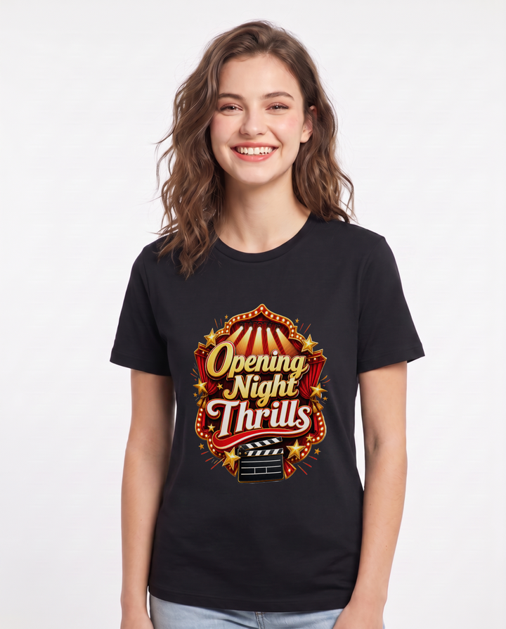 Opening Night Thrills Women's Black T-Shirt product image 2