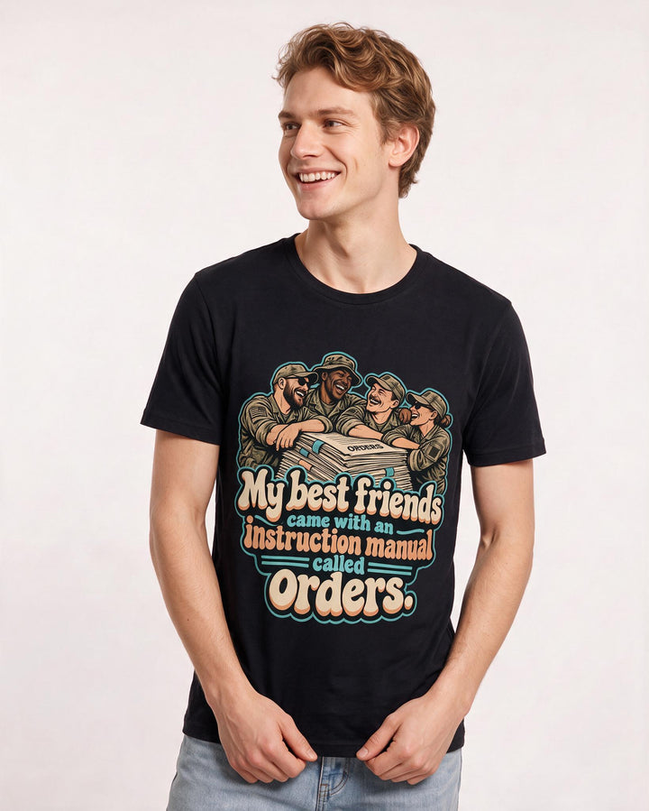 Veteran Black T-Shirt for Men – Everyday Expression Graphic Tee product image 1