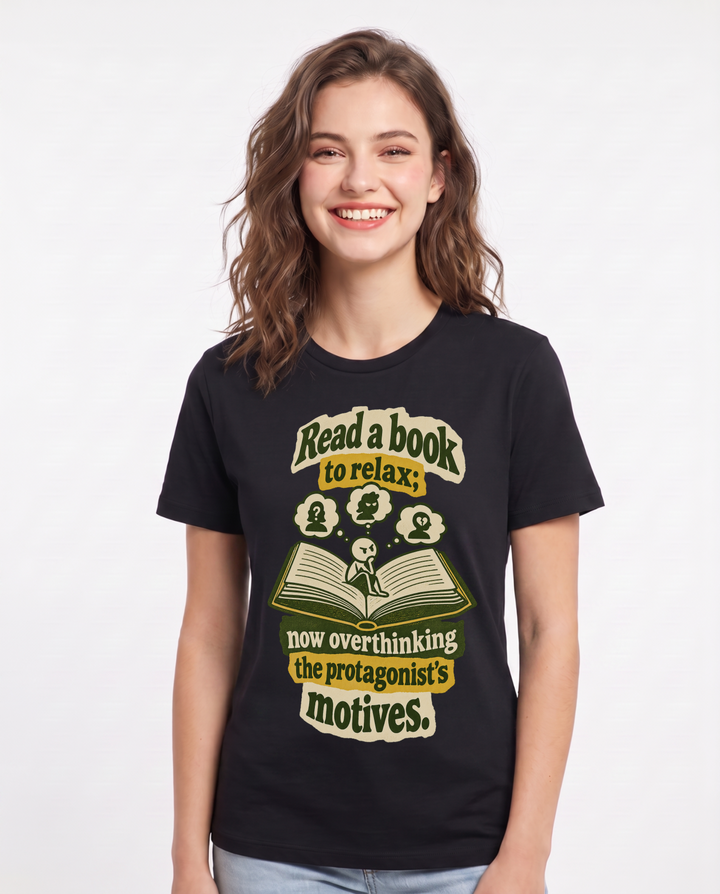 Meme Black T-Shirt for Women – Everyday Expression Graphic Tee product image 3