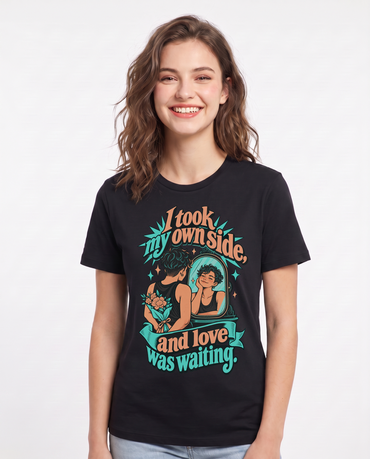 Pride Black T-Shirt for Women – Everyday Expression Graphic Tee product image 3