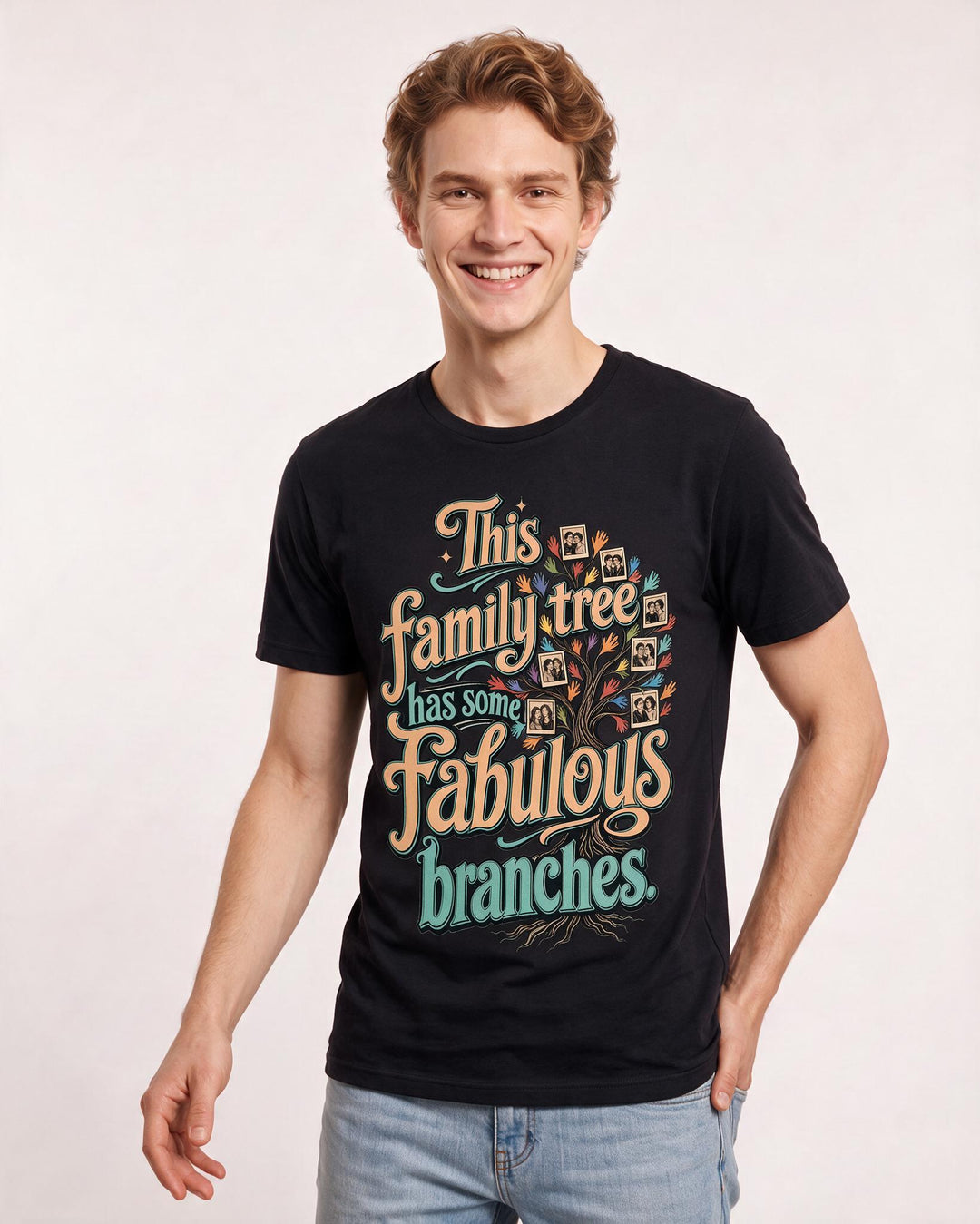 Pride Black T-Shirt for Men – Everyday Expression Graphic Tee product image 3