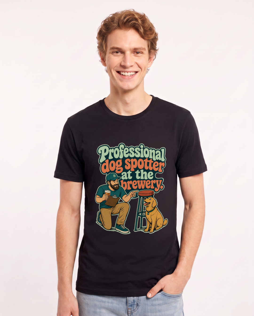 Beer Black T-Shirt for Men – Everyday Expression Graphic Tee product image 1